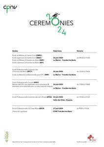 thumbnail of Programme cérémonies 2024